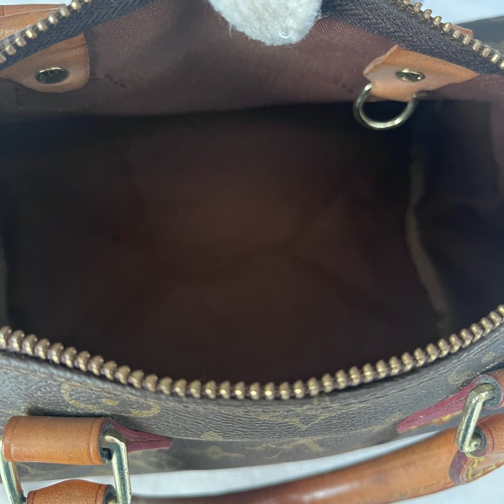 Louis Vuitton Brown Monogram Satchel - Picture 7 of 11